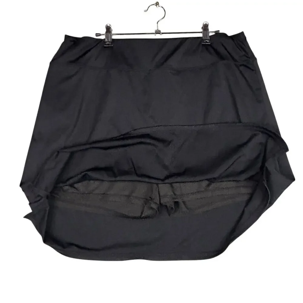 LouKeith Black Athletic Skort XXL Women Pickleball Golf Tennis‎ Activewear Skirt
